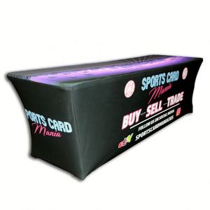 ผ้าปูโต๊ะพับได้สำหรับงานแสดงสินค้า พิมพ์ลายดิจิทัล ออกแบบโลโก้เองได้ ผลิตจากโพลีเอสเตอร์ ขนาด 4 ฟุต 5 ฟุต 6 ฟุต 8 ฟุต - Product Image 5