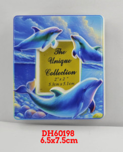 Ocean Series <b>Small</b> <b>Picture</b> <b>Frame</b> Ceramic Resin Refrigerator Magnet with Traditional Design Medium Magnetic Sticker Sheet Size - Product Image 2