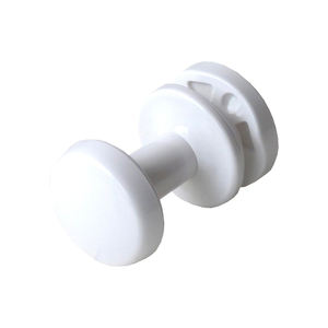 <b>White</b> 30cm Coat Hangers Pair for Turning Tool on <b>Towel</b> Warmers - Product Image 3