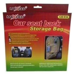 Car <b>Seat</b> Back <b>Storage</b> Bag Black Universal Fit For Car Organizers - Product Image 1