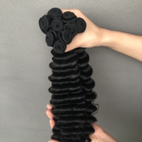 Vente chaude Ocaen Deep Wave Extensions de cheveux vierges vietnamiennes Donateur Tissage Super Double Drawn 8-26 pouces