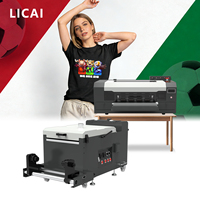 Impresora DTF Compacta Automática LC-A100 de Alta Restauración de Color, Producción de Alta Velocidad de 1 m/h para Impresión en Tejidos Versátiles
