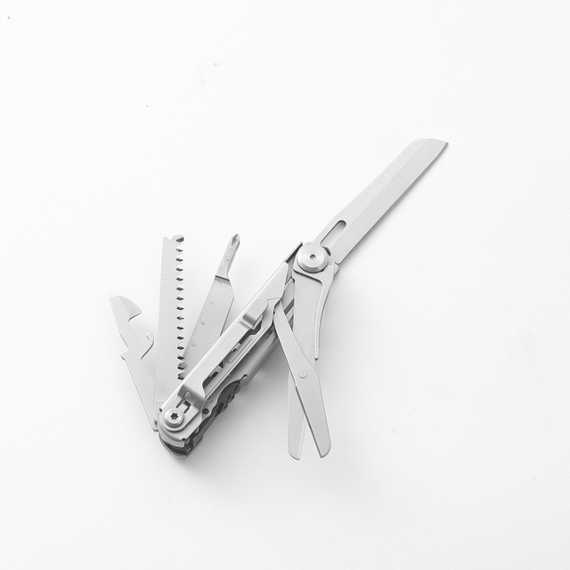 7 in 1 Stainless Steel Blade Pocket Folding Multifunctional Knife Camping Multitools with Scissors