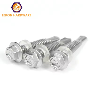 Vis en acier inoxydable en métal en gros pour toit M4.2 vis à tête hexagonale galvanisées auto-perceuses pour toiture avec rondelle en caoutchouc - Product Image 3