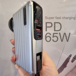 Cargador Portátil de Alta Capacidad de 10000 mAh, Adaptador de Viaje, Banco de Energía, Carga Inalámbrica para Dispositivos Móviles, Soporte para Enchufes de EE. UU./Reino Unido/Italia - Product Image 2