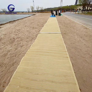 Tappetino per Spiaggia Accessibile per Disabili, Sedia a Rotelle da Spiaggia in Poliestere, Tappeto per Mobilità Accessibile per Turismo - Product Image 2