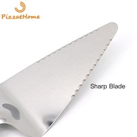 Kuchen Spatel Edelstahl Kuchen Schaufel Pizza Pie Cutter Server Gezackte Kanten Klinge Messer Backing Gebäck Werkzeuge