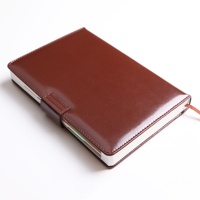 Carnet A5 personnalisable Organisateur d'agenda de bureau Couverture en cuir Couverture rigide Journal Journal personnalisable Grandes promotions