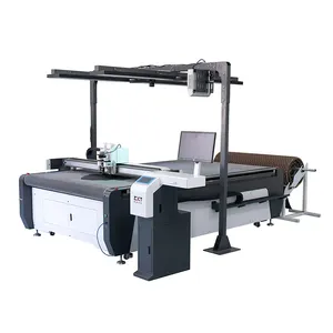 Zxt Digitaal Pvc Zacht Glas Sofa Stof Cnc Gedrukt Tapijt Tafelkleed Matras Snijmachine Met Ce