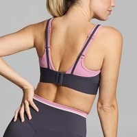 Soutien-gorge de sport pour femme à maintien élevé, double couche, avec coussinets amovibles doux, anti-humidité, bretelles réglables, idéal pour l'entraînement et le yoga – Grande Vente