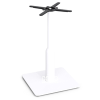 Pieds de table télescopique réglables en métal, 4 pièces, pour table