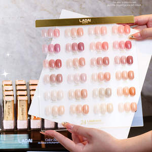 LADAI Gel à ongles multicolores 24 couleurs, gelée colorée, ensemble de gel à ongles 2025, nouvelle mode, vente chaude, kit d'art des ongles, gel <span class=keywords><strong>UV</strong></span> non toxique, vente en gros pour <span class=keywords><strong>salon</strong></span> de manucure - Product Image 3
