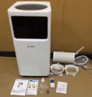 Aire Acondicionado Portátil de Marca China, 9000 BTU, Solo Frío, Deshumidificador, con Kit de Ventana para Apartamento y Cocina