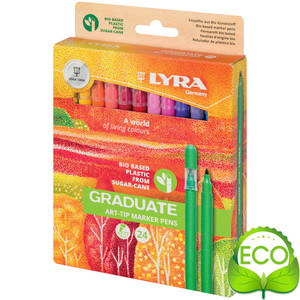 LYRA - Confezione da 24 Pennarelli Artistici Assortiti LYR GRAD ART-TIP - Product Image 1