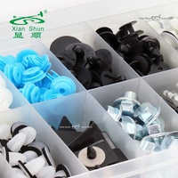 XianShun 650 pièces, Kits d'assortiment de Clips de fixation de voiture pour TOYOTA RAV4 2019, clips de carrosserie universels de réparation de voiture