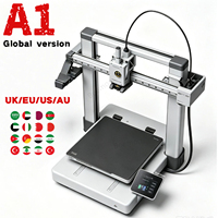 Mesin Cetak 3D FDM Multiwarna Tertutup High Speed Desktop A1 Combo UK EU Combo Dengan AMS Lite