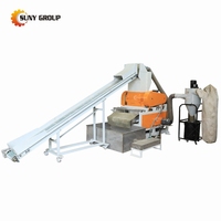Machine de granulateur de fil de cuivre de type eau pour le recyclage des câbles
