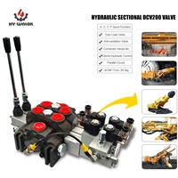 Hy-waloil 200LPM télécommande pneumatique Dcv200 tracteur hydraulique microinterrupteur Valve de contrôle avec positionneur