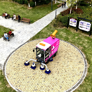 bibo Factory Direct Sales Custom Made Four-Wheel All-Round Seven-Brush <b>Sweeper</b> High-Efficiency Municipal Sanitation - Product Image 5
