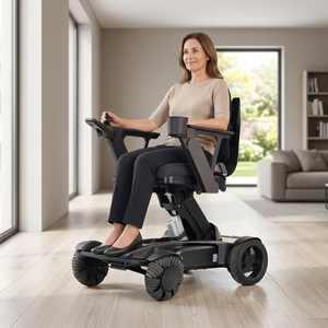<b>Electric</b> <b>Wheelchair</b> with Ergonomic Lift Seat and Bluetooth Control for Indoor Outdoor Use - Product Image 1