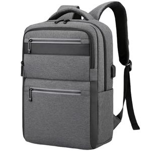 Mochila para Portátil de Nylon de 15.6 Pulgadas de Alta Calidad, Personalizada, para Hombre, con Puerto de Carga USB, Diseño Multifuncional para Negocios, Impermeable - Product Image 1