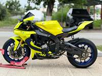 Moto sportive R1 1000cc, livery personnalisée Rossi n°46, carénage en carbone premium, Superbike prête pour la piste, vente en gros
