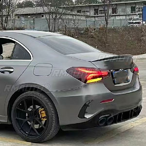 Aileron arrière de coffre style A@M-G pour Mercedes Benz Classe A V177 Berline A180 A200 A250 2018 2019 2020 2021 Noir - Product Image 6