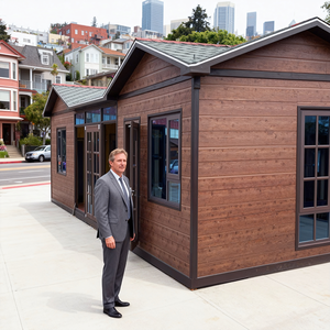 XULV Serre da Giardino Prefabbricate 20ft 40ft, Edifici Prefabbricati, Case <span class=keywords><strong>Container</strong></span> Prefabbricate, Appartamenti Tiny House - Product Image 6