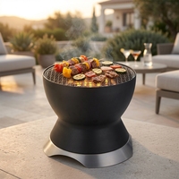 Table de brasero miniature en acier inoxydable pour charbon de bois, sans fumée, portable, pour extérieur, barbecue personnalisable, cuisson en plein air
