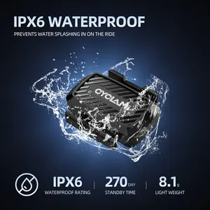 Sensor de Velocidad/Cadencia para Bicicleta CYCLAMI C1, Impermeable IP67, con Batería, ANT+BLE, Velocímetro Inalámbrico - Product Image 5