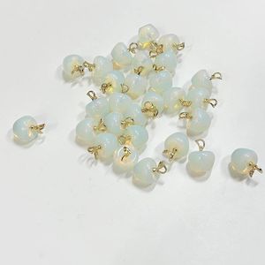 Pink <b>Cat</b> Eyes Round Ball Charm Pendant Blue Green Crystal Gemstone Sphere Mini Pendants for Necklace - Product Image 2