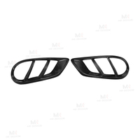 Aérations de pare-chocs avant en fibre de carbone, caches de feux antibrouillard pour Mercedes-Benz Classe C W205 AMG 4 portes Sport 2015-2018, accessoires de voiture