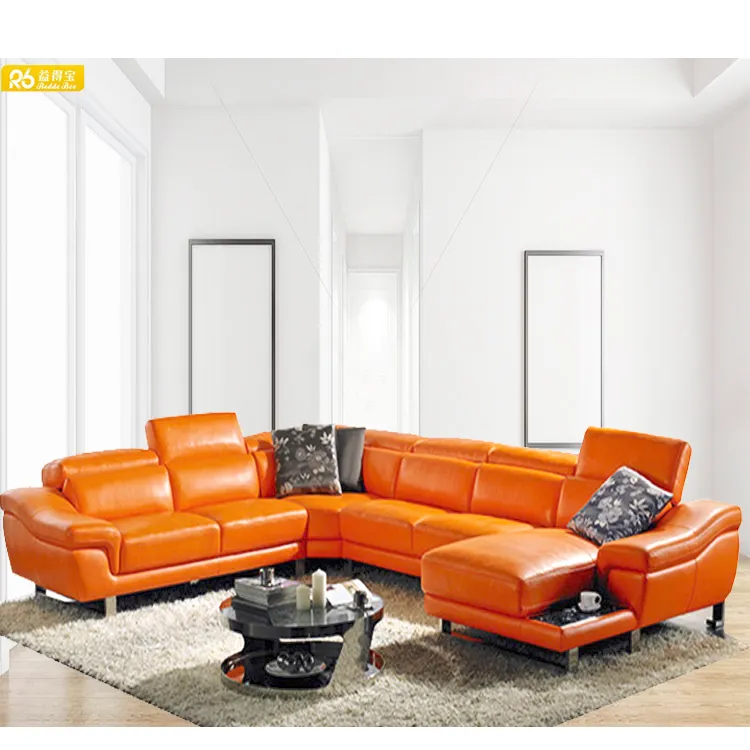 u shape leather corner sofa sets sofa set 7 seater living room furniture sofa