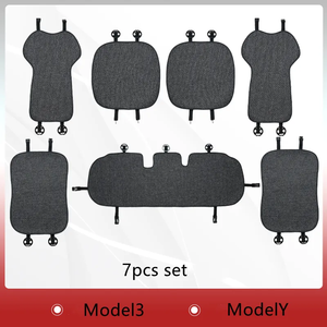 Fundas de Asiento de Coche Universales Transpirables de Lujo en Oferta, Fundas de Asiento Multicolores, Juego de Fundas Geométricas de Moda, PVC Personalizado OEM - Product Image 6