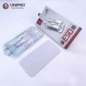 UNIPRO Easy Install Matte Tempered Glass Screen Protector With Dust Free Installation Tool Kit Box For iPhone 14 13 12 11Pro max