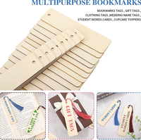 Marque-pages et étiquettes cadeaux en bois massif poli sur mesure - Décoration suspendue pour la maison avec matériaux naturels