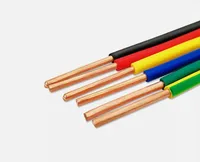 Cable BV BVR de Precio de Fábrica, 1.5-40mm², Conductor de Cobre, Aislamiento de PVC, 450/750V, Cable Eléctrico para Construcción y Hogar