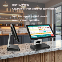 Système de point de vente d'hospitalité tout-en-un Offre Spéciale 15.6 \ "écran tactile fournisseur OEM machine de point de vente de caisse enregistreuse personnalisable