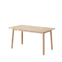 Table à manger moderne et contemporaine en bois massif de forme carrée pour bureau à domicile et hôtel pour salle à manger et meubles de salon