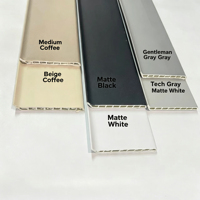 Plinthe murale SPC monobloc sur mesure, écologique, durable, garantie 5 ans, étanche, pour la décoration intérieure