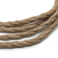 Tissu Antique Couvert Torsadé Cordon Électrique Vintage Tissu Tresse Câble Rétro Textile Pendentif Lustre Lampe Fil 2*0.75mm