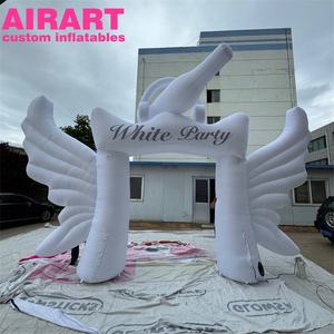 Arc gonflable géant avec ailes Arc gonflable de papillon avec bouteille et écouteurs - Product Image 4