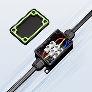 Boîtier <span class=keywords><strong>de</strong></span> jonction extérieur étanche IP68 en nylon pour câbles électriques 2T 450V 17.5A avec bornier en plastique - Product Image 6