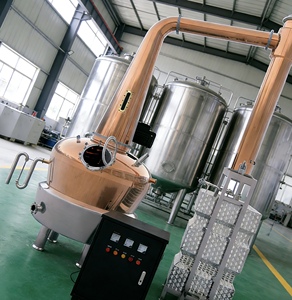 Kit per la produzione di vino alcolico pentola in rame Still Lynn Arm whisky Brandy Vodka attrezzatura per la distillazione - Product Image 6