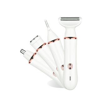 Nueva Depiladora Recargable Multiusos 4 en 1, Indolora, para Cuerpo, Rostro, Nariz, Cejas y Bikini, para Mujer - Product Image 1