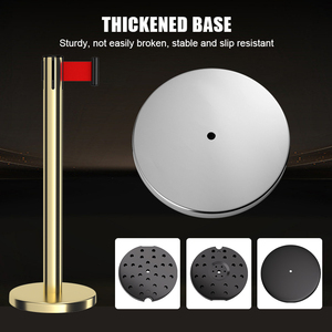 Yüksek Kaliteli Geri Çekilebilir Bantlı Bariyer Direği, Ağır Hizmet Tipi Kalabalık Kontrol Bariyeri, Etkinlik Yaya Trafik Düzenleyici - Product Image 5
