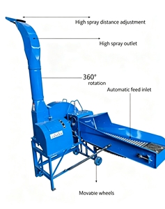 High-spray Chaff Cutter, Fully Automatic Straw Chopping <strong>and</strong> Rubbing Machine for <strong>Agricultural</strong> <strong>and</strong> Breeding Use - Product Image 2