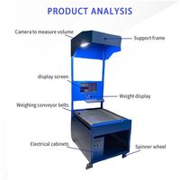Escala logística de clasificación estática automática de la máquina de comprobación de escaneo de pesaje dimensional