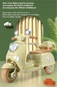 Nuevo Vehículo Infantil de Tres Ruedas con Diseño de Conejo, Tablero con Música y Volumen Ajustable, Funciona con Batería - Product Image 6