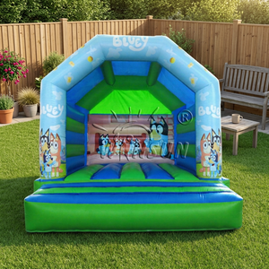 Château gonflable commercial WINSUN avec trampoline, certifié CE, sans plomb, ignifuge, facile à installer, pour location de fêtes d'enfants - Product Image 1